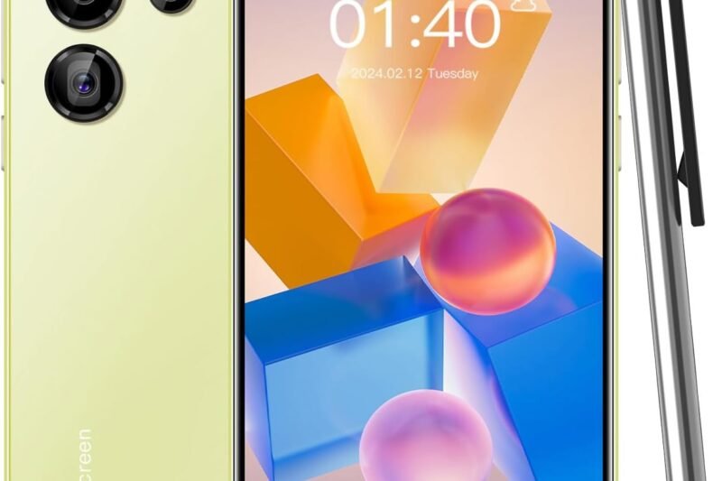 TryFirst Cheap Mobile Phones, 5.0 Inch Dual SIM Dual Camera, Quad Core, 16GB ROM【Expandable up to 128GB】, Support WiFi/Bluetooth/FM, Face Unlocked Cell Phone (Gold)