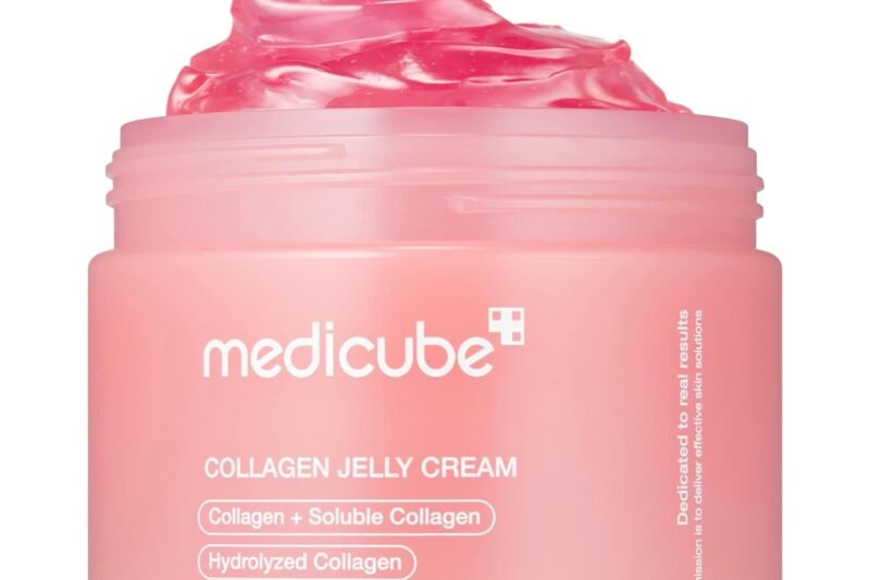 medicube Collagen Jelly Cream- Niacinamide & Freeze-Dried Hydrolyzed Collagen-Boosts skin barrier hydration & gives 24h Glow & Firmer looking skin | No artificial color, Korean skincare (3.71 fl.oz.)