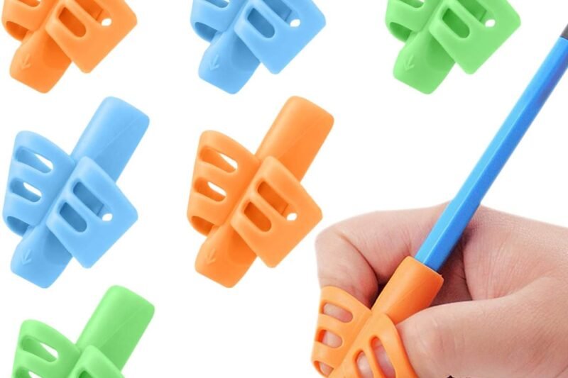 JuneLsy Pencils Grips Pencils Grips for Kids Handwriting Posture Correction Training Writing AIDS for Kids toddler Preschoolers Students Children Special Needs (6PCS)