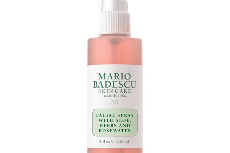 Mario Badescu Facial Spray with Aloe, Herbs and Rose Water for All Skin Types, Face Mist that Hydrates, Rejuvenates & Clarifies