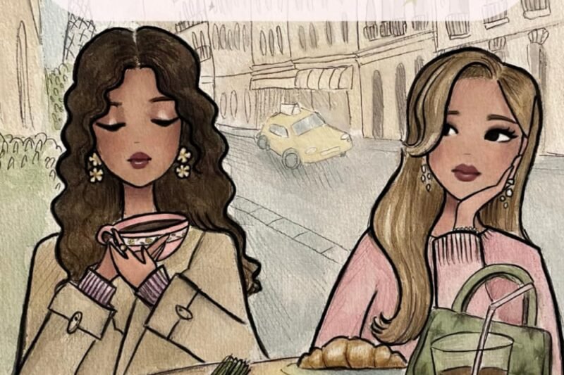 Scandi fashion coloring book, Emmzonn: Fashion illustrations, girlhood & Self-Care (Emmzonn coloring books)