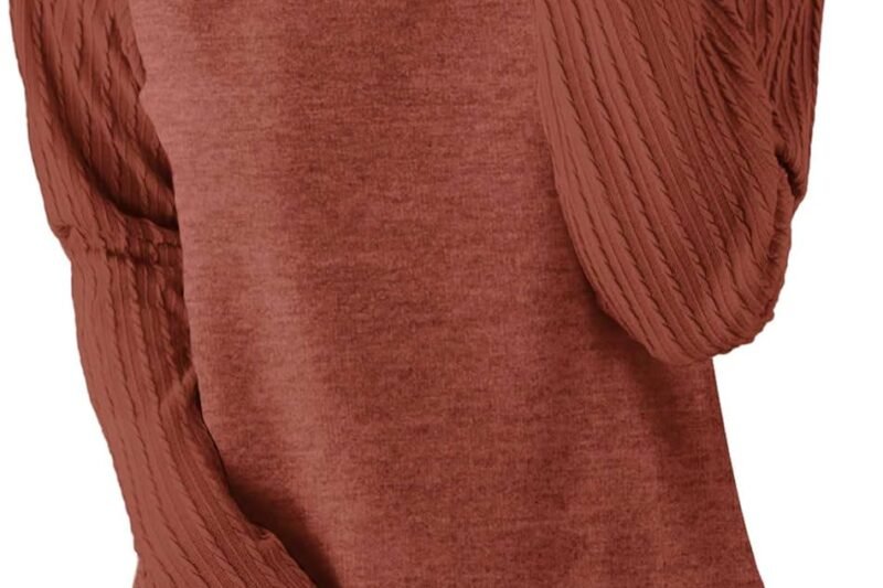 SAMPEEL Sweatshirt for Women Long Sleeve Shirts Crewneck Sweaters Fall Fashion Outfits 2025 Trendy Tunic Tops Plus Size