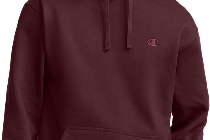 Champion Men’s Pullover Fleece Hoodie, Midweight, C Logo (Reg. Or Big & Tall)