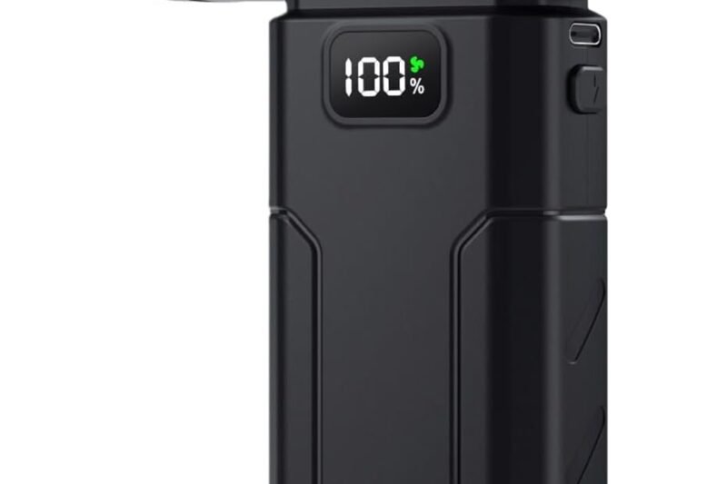 Electric Air Duster, 6000mAh Cordless Dust Removal Fan, 1pc, Mini Blowers, Cordless Blower, Handheld Electronic Air Duster, for Office Apartment Electronics Computer Desktops