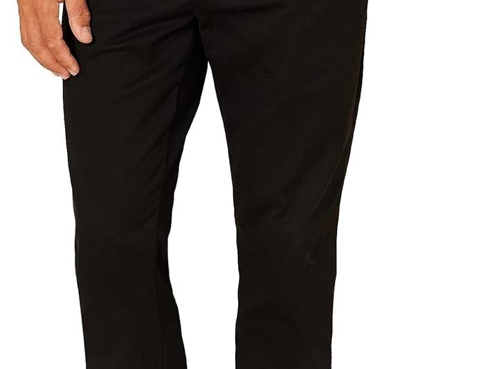 Amazon Essentials Mens Slim-Fit Wrinkle-Resistant Flat-Front Chino Pant