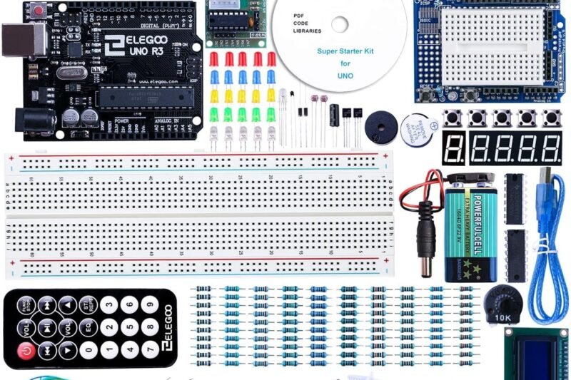 ELEGOO UNO Project Super Starter Kit with Tutorial and UNO R3 Board Compatible with Arduino IDE
