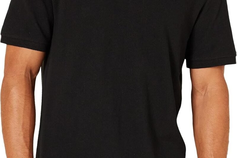 Amazon Essentials Men’s Polo Shirts Short Sleeve, Slim-Fit Cotton Pique